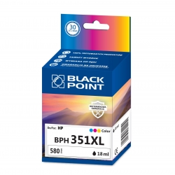 Zamiennik HP 351XL Color BLACK POINT zam. tusz do HP OfficeJet J5780, J5785, PhotoSmart C4200, C4280, C4580, C5282