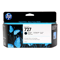 Tusz HP 727 do Designjet T920/1500/2500 | 130ml | matte black
